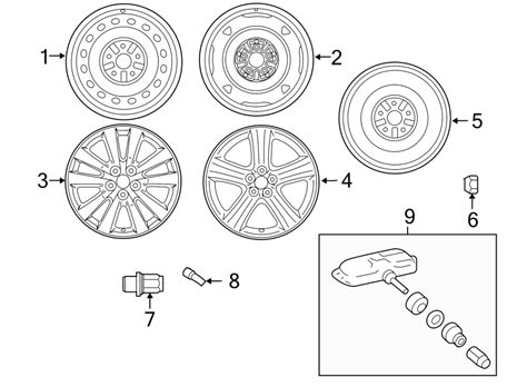 toyota corolla wheel diagram 